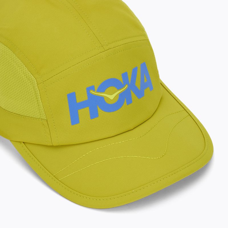 Kšiltovka HOKA Run pea green 3