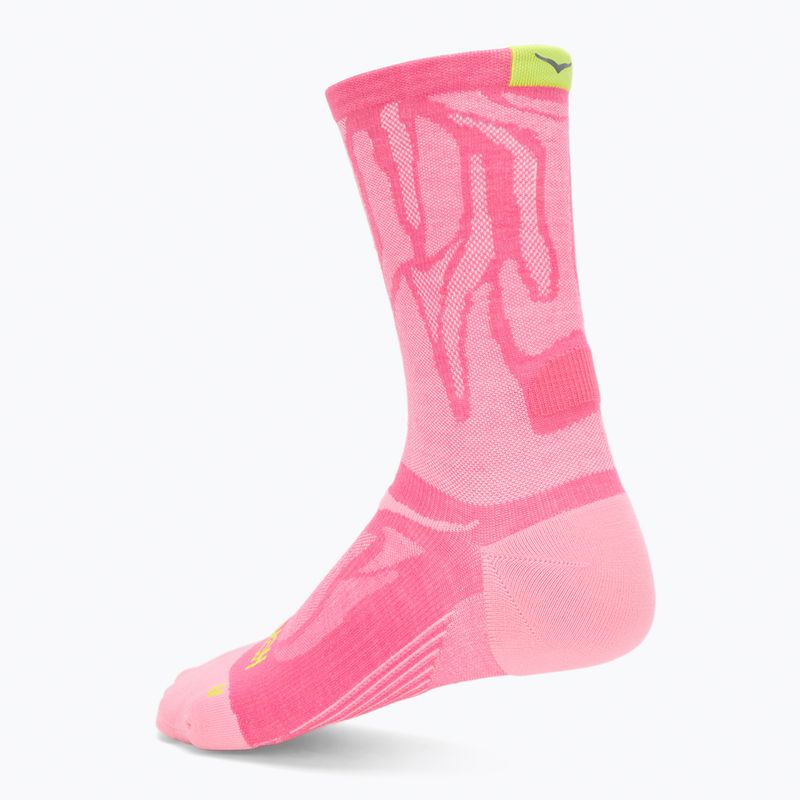 Ponožky HOKA Clifton Crew Run electrik rose 2