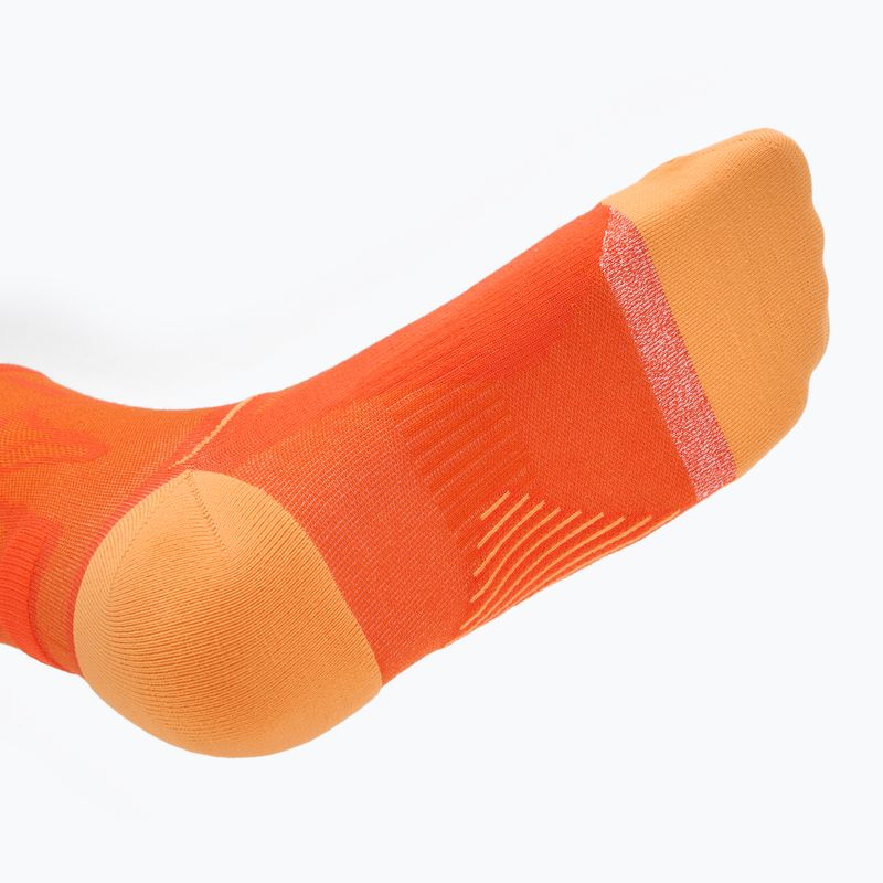 Ponožky HOKA Clifton Crew Run lava 3