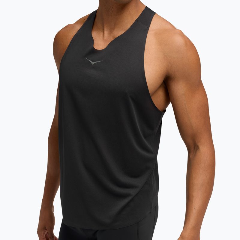Pánská běžecká tričko HOKA Race Singlet hoka black 4