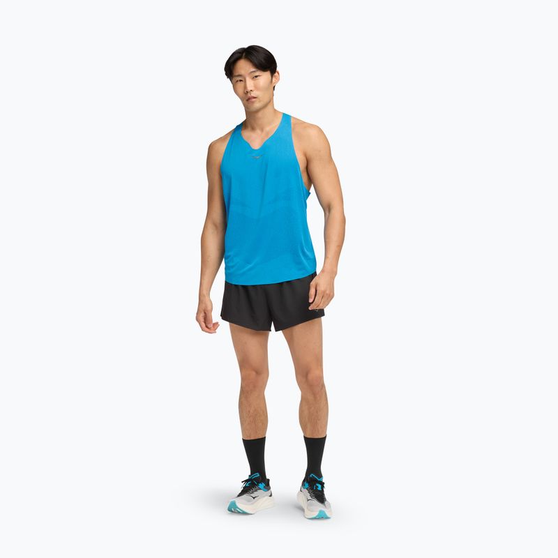 Pánská běžecká tričko HOKA Race Singlet hoka blue 2