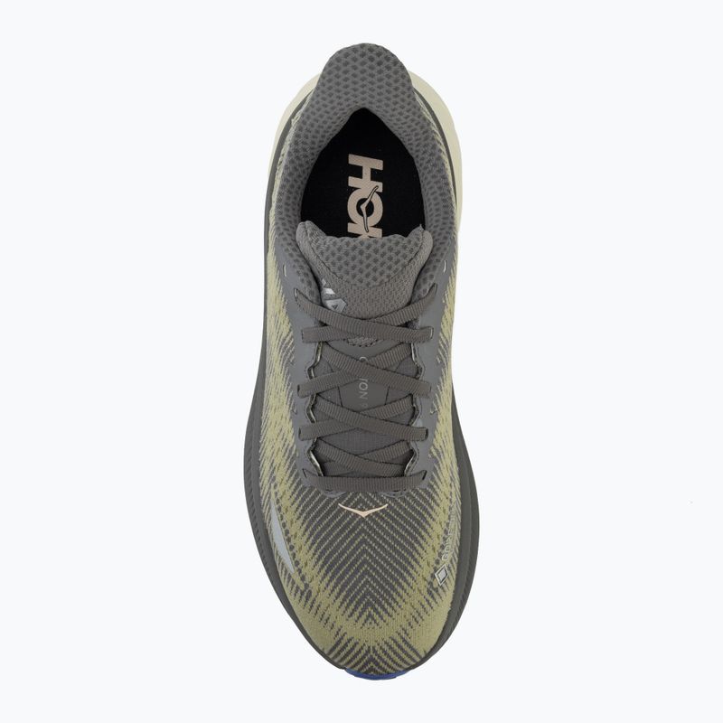 Pánské běžecké botyHOKA Clifton 9 GTX gravel/eggshell 5