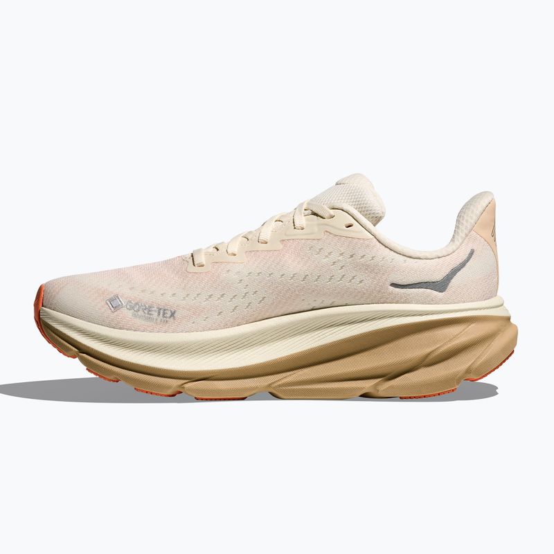 Dámské běžecké boty HOKA Clifton 9 GTX eggshell/khaki 3