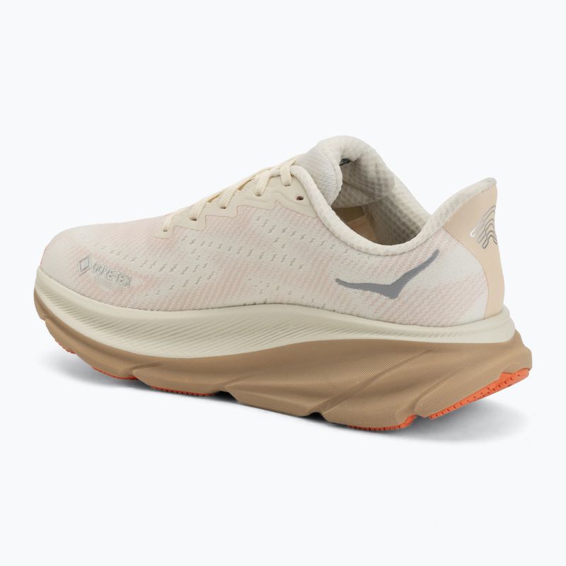 Dámské běžecké boty HOKA Clifton 9 GTX eggshell/khaki 3