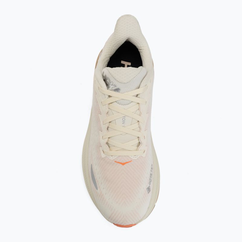 Dámské běžecké boty HOKA Clifton 9 GTX eggshell/khaki 5