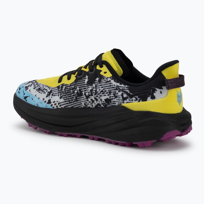 Dětské běžecké boty HOKA Speedgoat 6 electric lemon/black 3