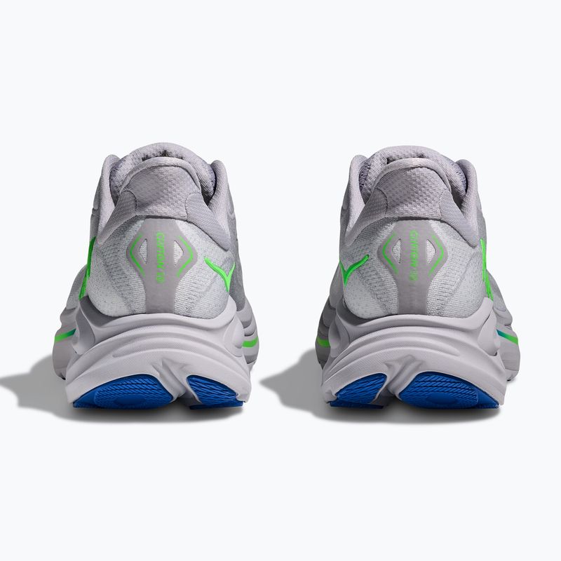 Pánské běžecké boty HOKA Clifton 10 ash grey/neon green 6
