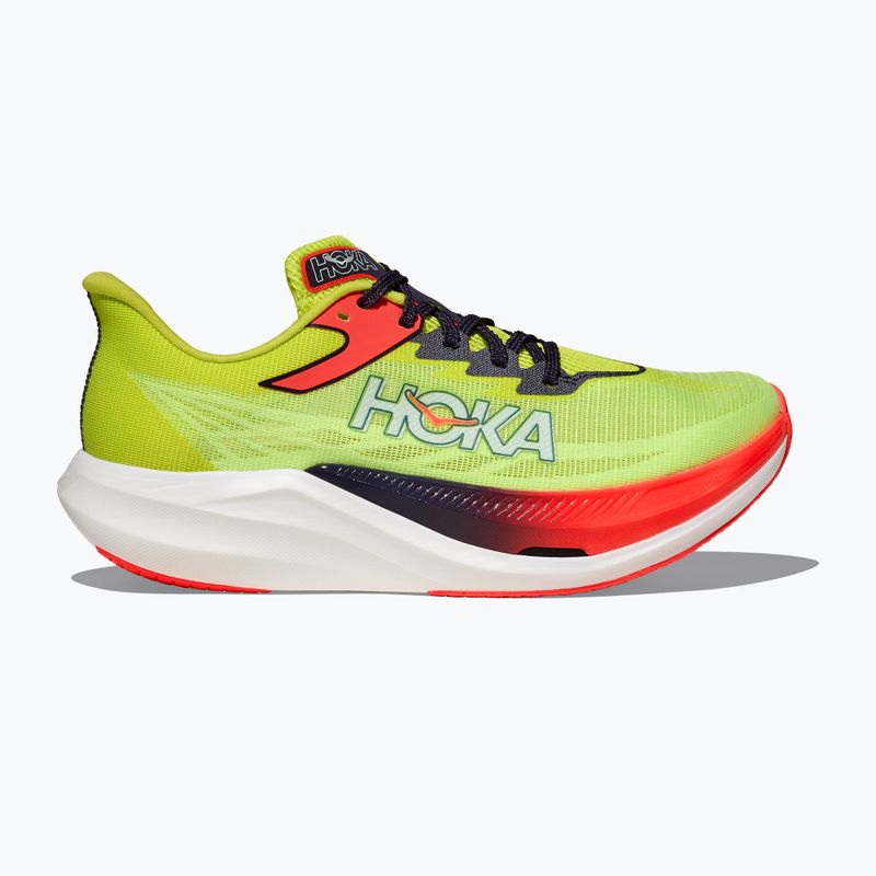 Běžecké boty HOKA Rocket X 3 neon yuzu/squid ink 3