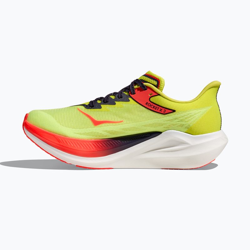 Běžecké boty HOKA Rocket X 3 neon yuzu/squid ink 4