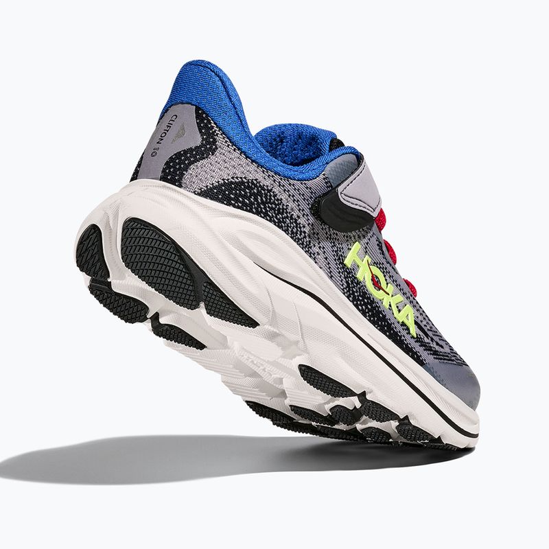 Dětské běžecké boty HOKA Clifton 10 foggy grey/black 5