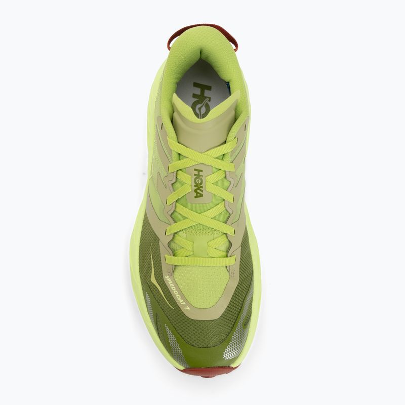 Pánské běžecké boty HOKA Speedgoat 7 kiwi/neon tuzu 5