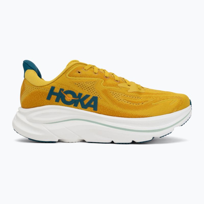 Pánské běžecké boty HOKA Clifton 10 yellow gold/tidal wave 2