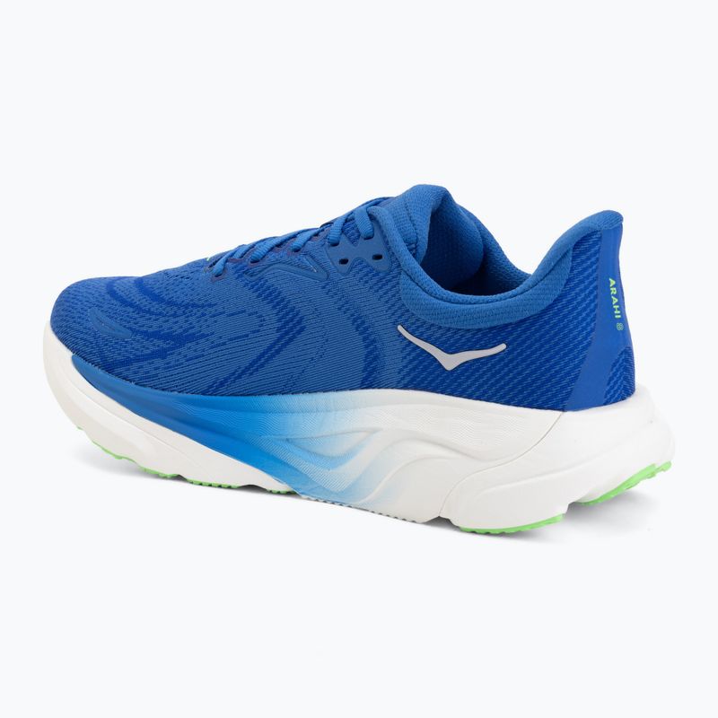 Pánské běžecké boty HOKA Arahi 8 cobalt blue/neon green 3