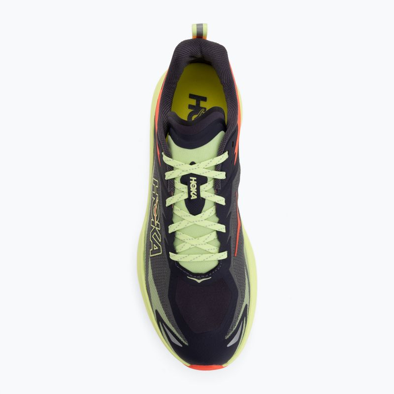 Pánské běžecké boty HOKA Zinal 3 squid ink/neon yuzu 5