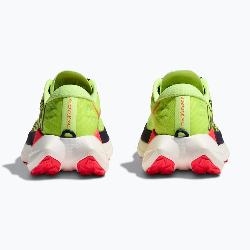 Pánské běžecké boty HOKA Rocket X Trail neon Yuzu/neon flame 6
