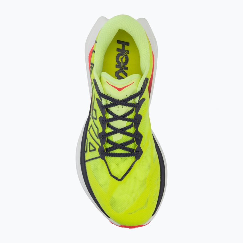 Pánské běžecké boty HOKA Rocket X Trail neon Yuzu/neon flame 5
