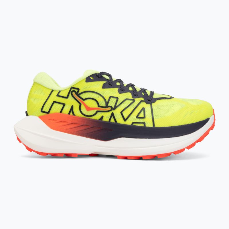 Dámské běžecké boty HOKA Rocket X Trail neon yuzu/neon flame 2