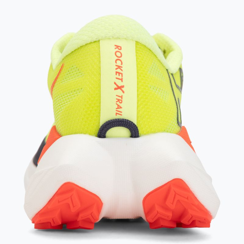 Dámské běžecké boty HOKA Rocket X Trail neon yuzu/neon flame 6