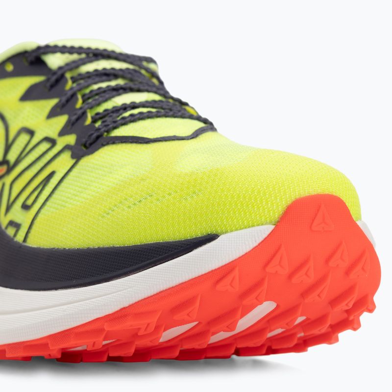 Dámské běžecké boty HOKA Rocket X Trail neon yuzu/neon flame 7