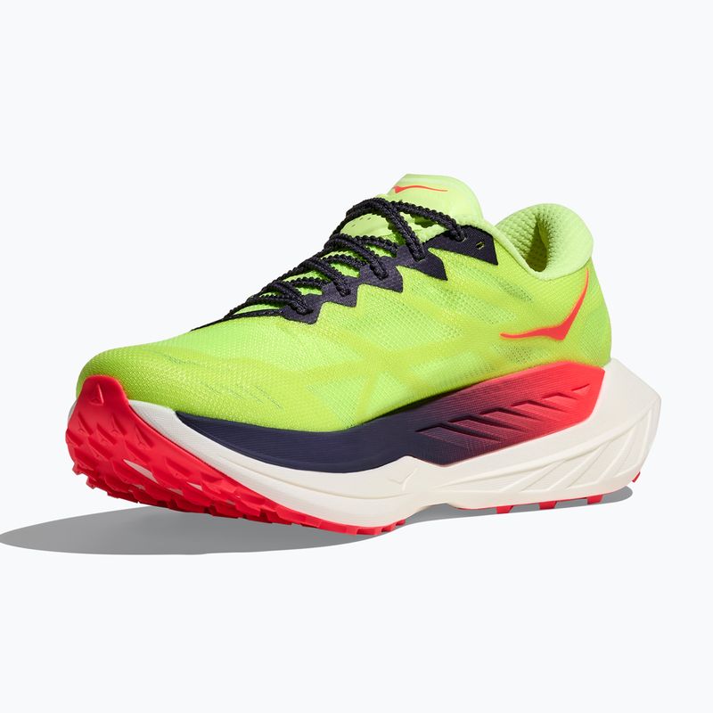 Dámské běžecké boty HOKA Rocket X Trail neon yuzu/neon flame 2
