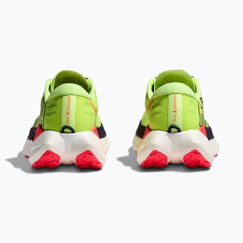 Dámské běžecké boty HOKA Rocket X Trail neon yuzu/neon flame 6