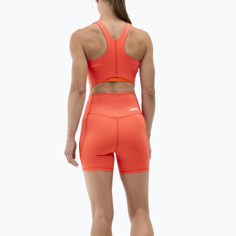 Dámské šortky HOKA Elaro 5" Bike bell pepper 3