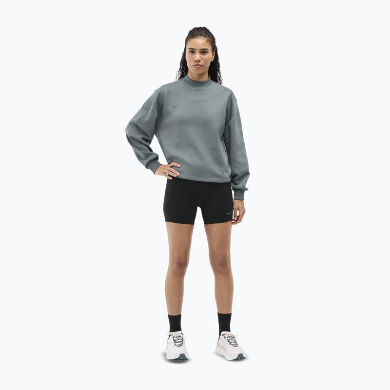 Dámská běžecká mikina HOKA Kaitoro Knit Crew slate blue 2