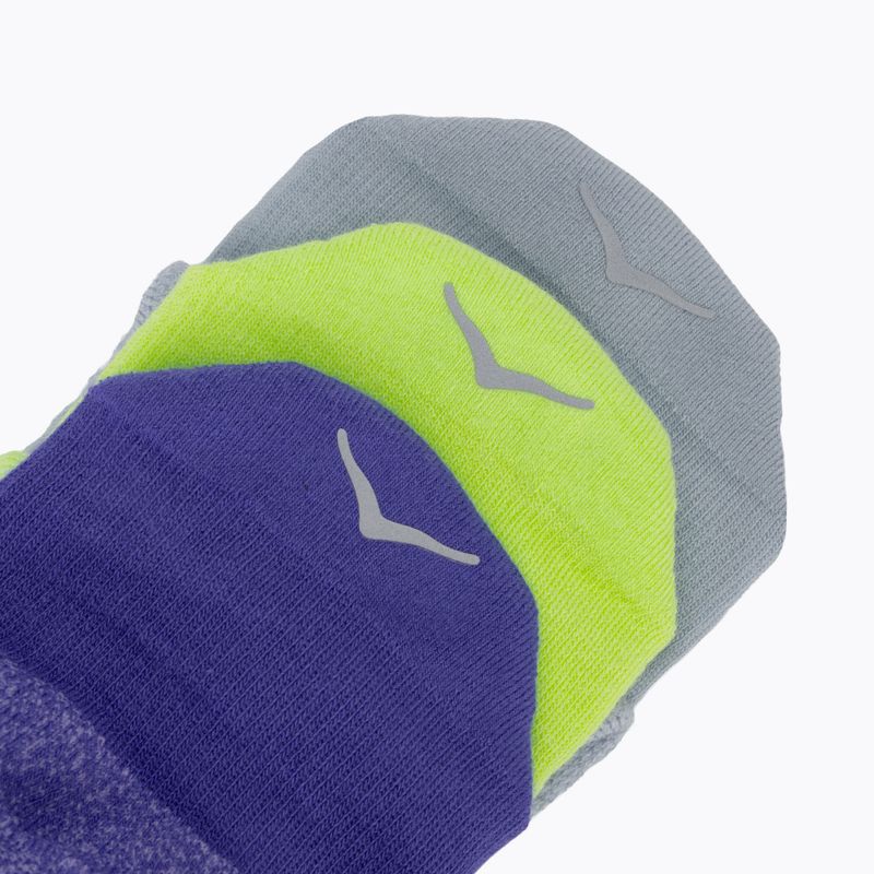 Ponožky HOKA No-Show Run Sock 3 pairs celstl blue/minrl blue/neon yuzu 5