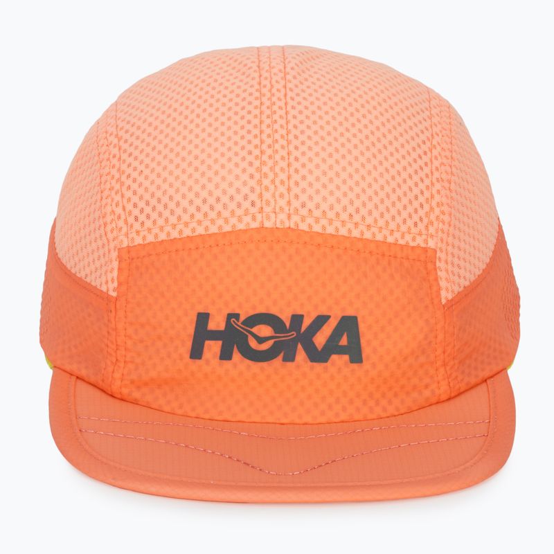 Kšiltovka HOKA Trail Race neon cantaloupe 2
