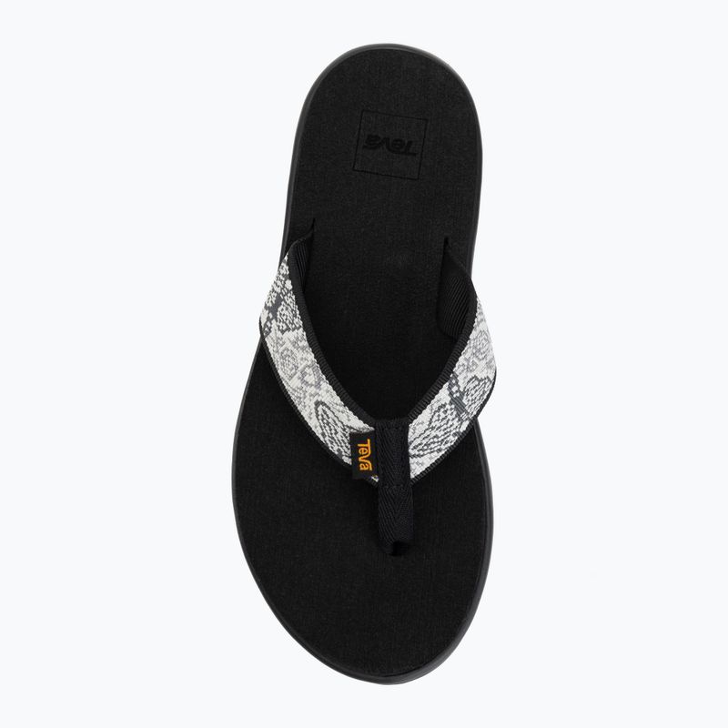 Dámské žabky Teva Voya enchanted forest black/white 5