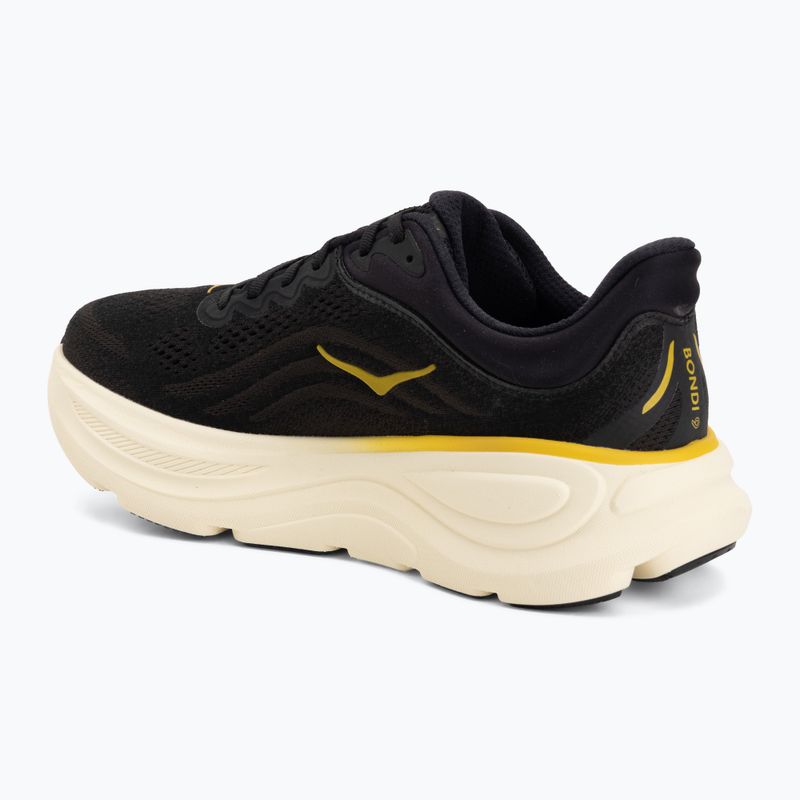 Pánské běžecké boty Hoka Bondi 9 carbon black/yellow gold 3