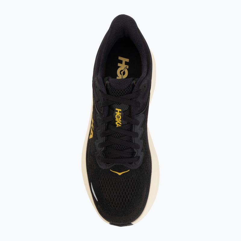 Pánské běžecké boty Hoka Bondi 9 carbon black/yellow gold 5