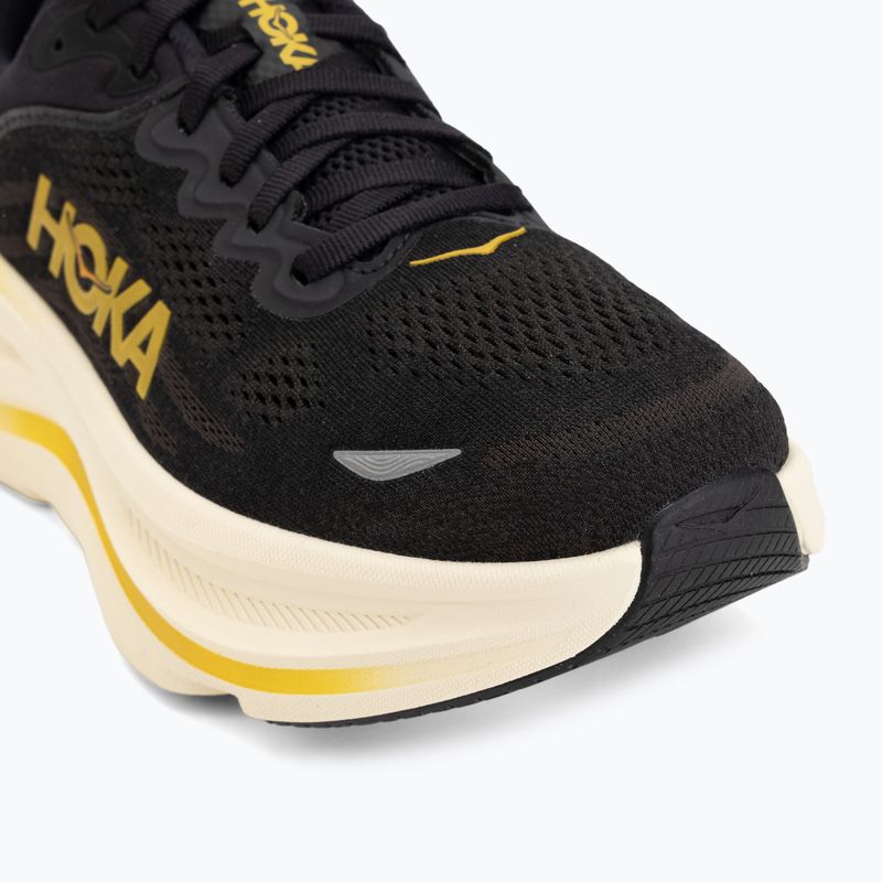 Pánské běžecké boty Hoka Bondi 9 carbon black/yellow gold 7