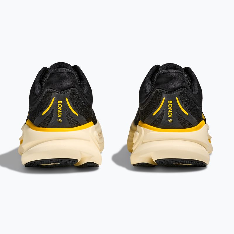 Pánské běžecké boty Hoka Bondi 9 carbon black/yellow gold 6