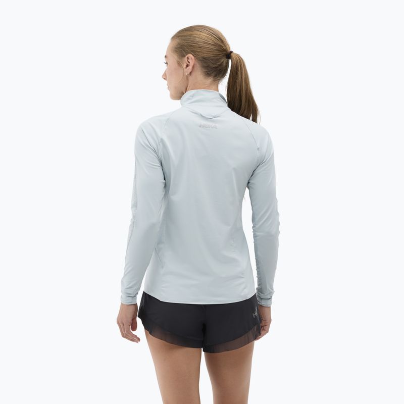 Dámská běžecká mikina HOKA GlideTech Quarter Zip mineral blue 3