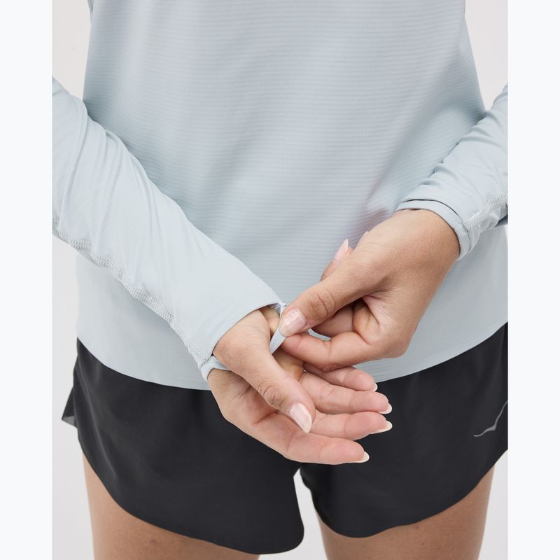 Dámská běžecká mikina HOKA GlideTech Quarter Zip mineral blue 5