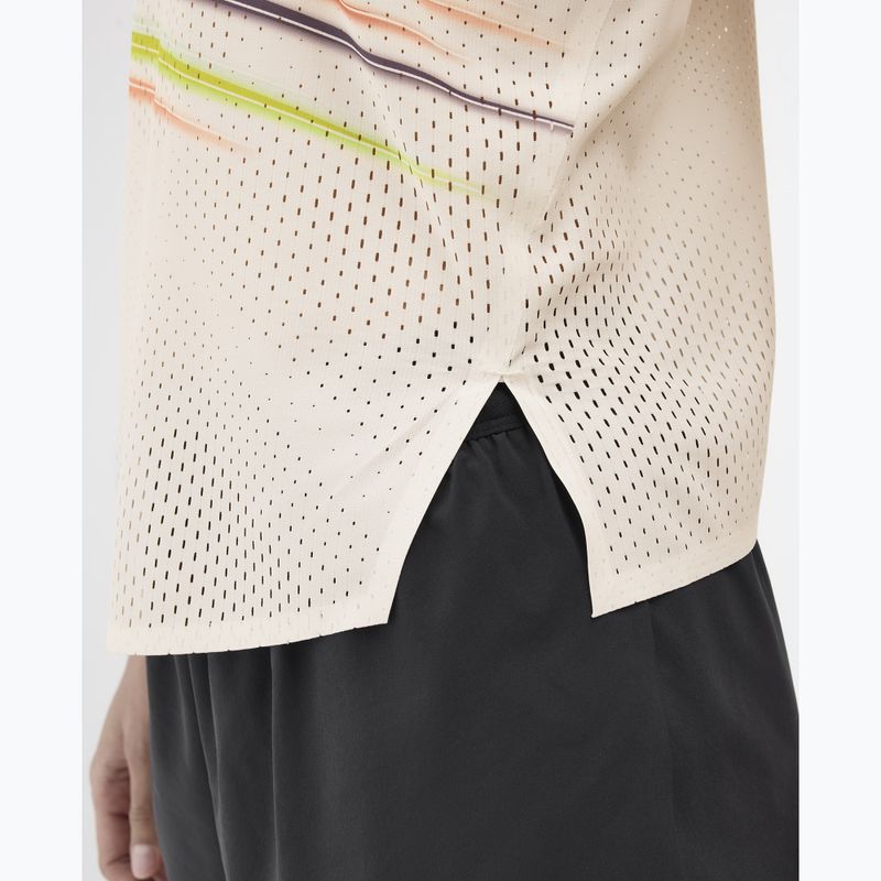 Dámské běžecké tričko HOKA Race Day Singlet alabaster flare 7