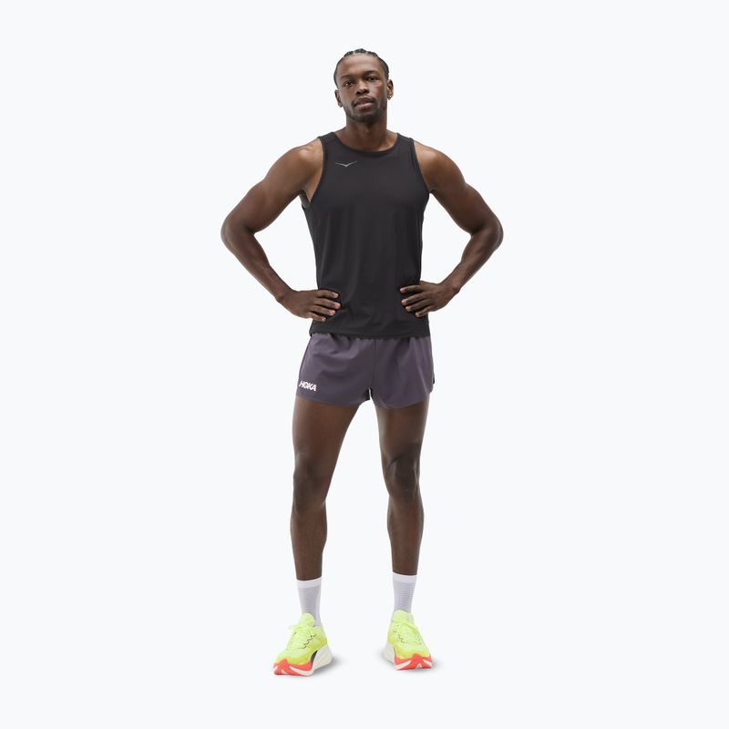 Pánské běžecké šortky HOKA Race Day Split squid ink 2