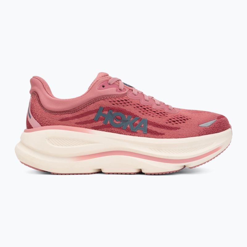 Dámské běžecké boty HOKA Bondi 9 Wide lingonberry/cranberry 2