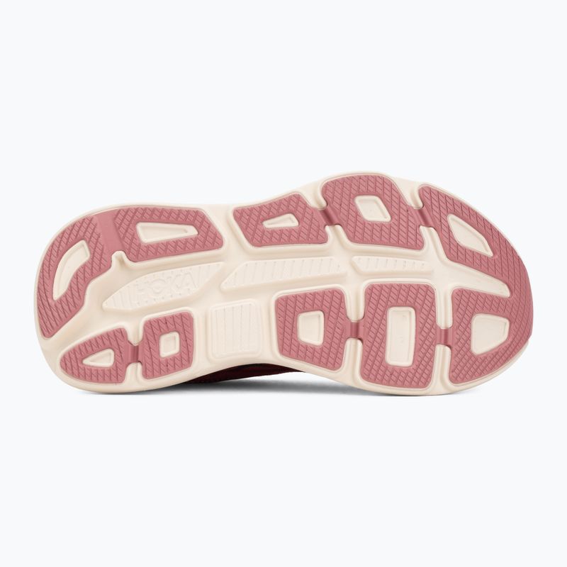 Dámské běžecké boty HOKA Bondi 9 Wide lingonberry/cranberry 4