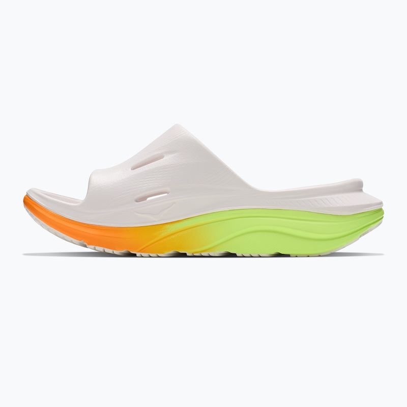 Nazouváky HOKA Ora Recovery Slide 3 white/neon yuzu 3