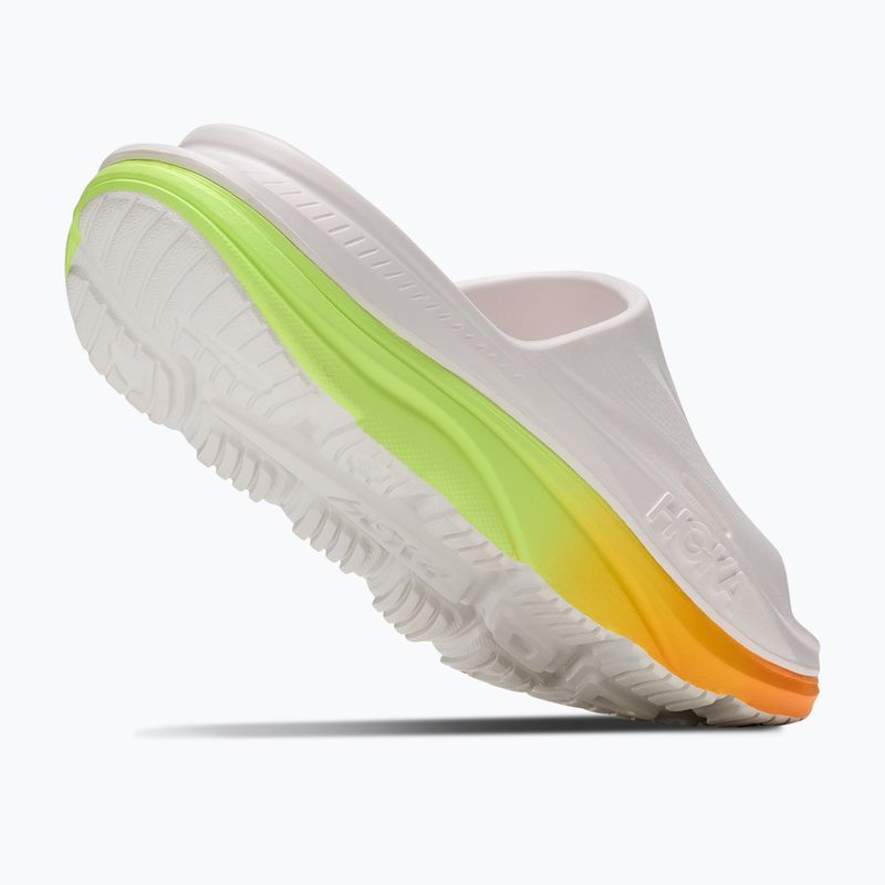 Nazouváky HOKA Ora Recovery Slide 3 white/neon yuzu 5