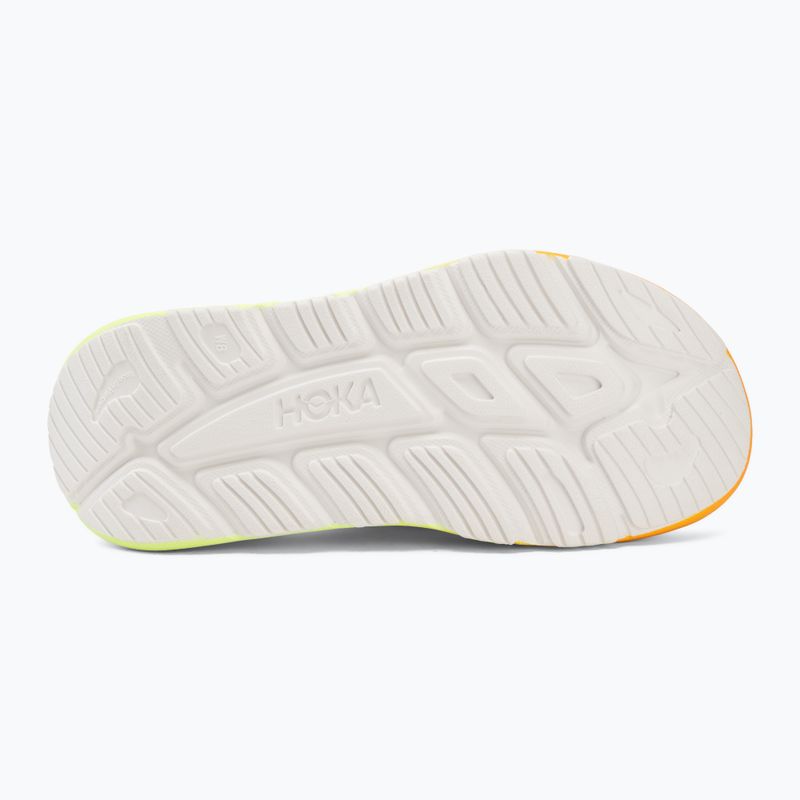 Nazouváky HOKA Ora Recovery Slide 3 white/neon yuzu 4