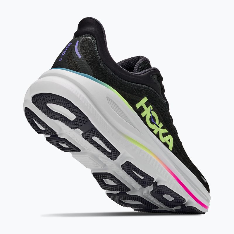Pánské běžecké boty HOKA Bondi 9 black/neon yuzu 3