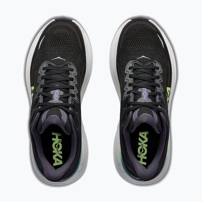 Pánské běžecké boty HOKA Bondi 9 black/neon yuzu 5