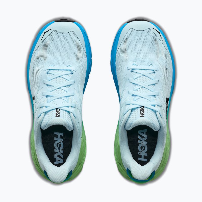 Dámské běžecké boty HOKA Challenger 8 Wide glimmering blue/tart apple 5