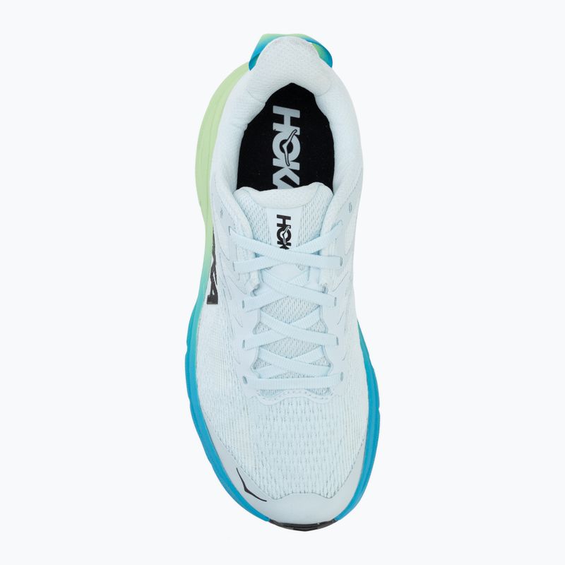 Dámské běžecké boty HOKA Challenger 8 Wide glimmering blue/tart apple 5
