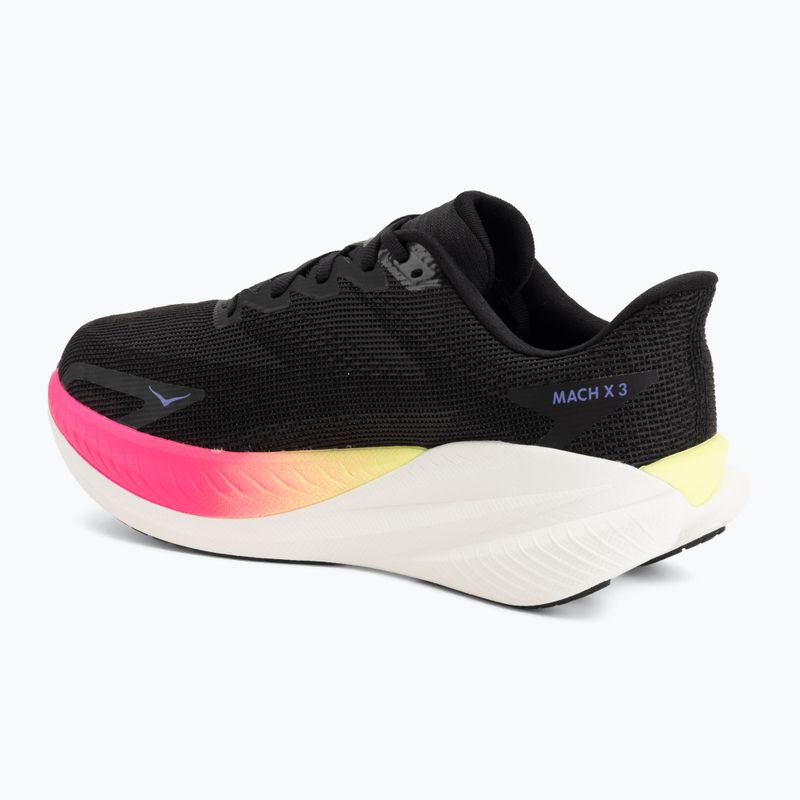 Pánské běžecké boty HOKA Mach X 3 black/neon nebula 3