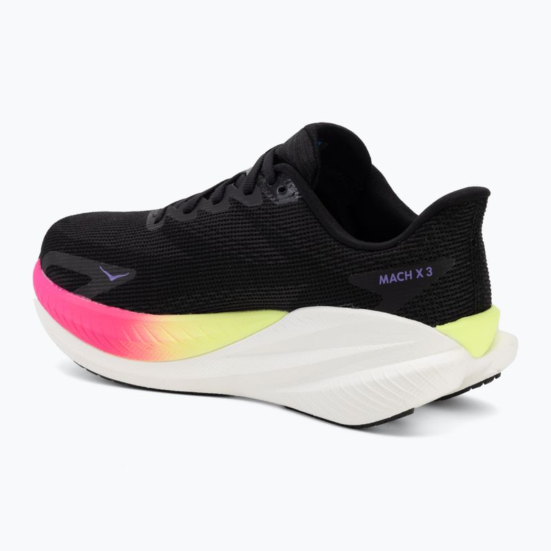 Dámské běžecké boty HOKA Mach X 3 black/neon nebula 3