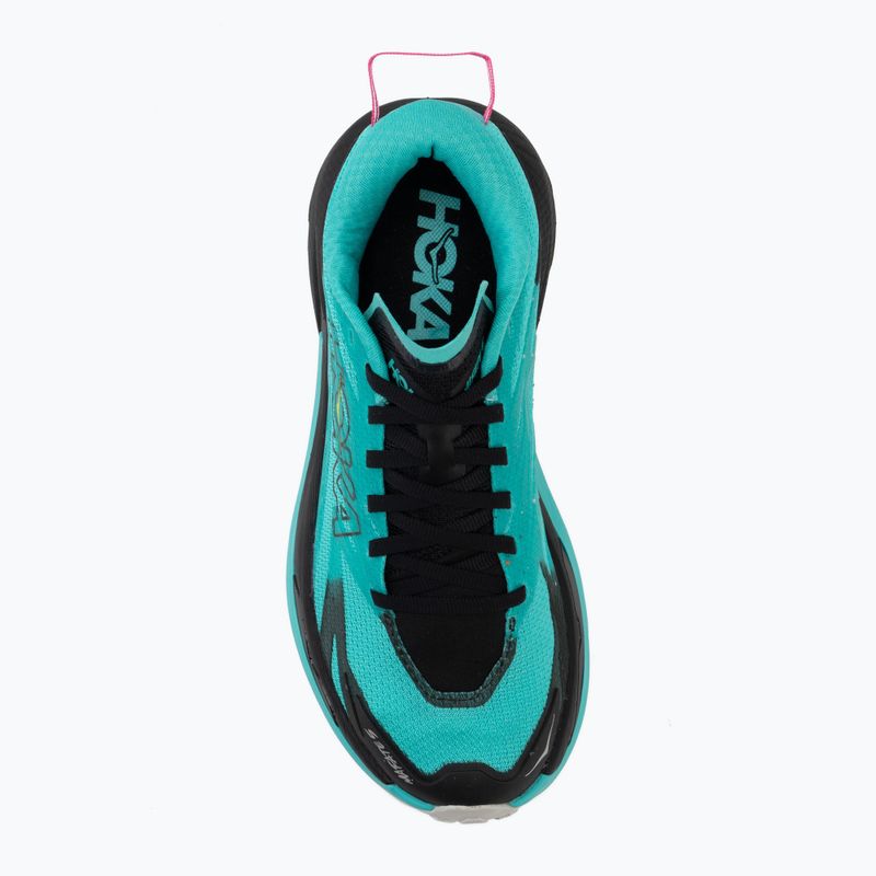 Dámské běžecké boty HOKA Mafate 5 black/electric aqua 5